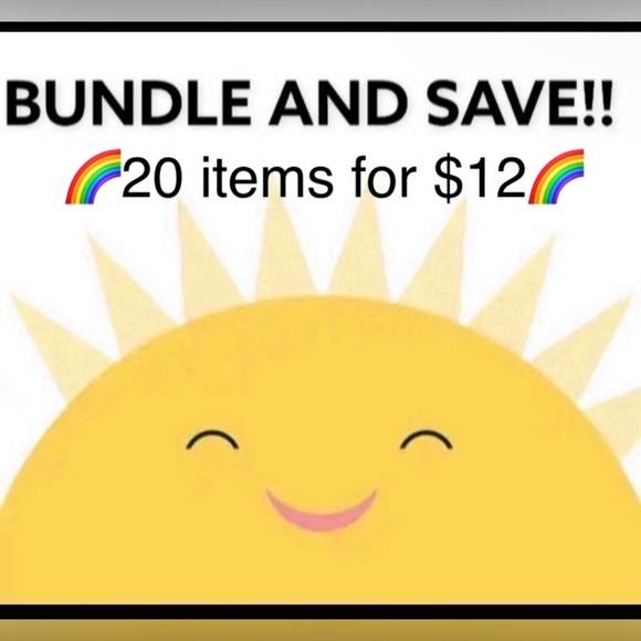 🌈20/$12🌈 Sunshine Smiley Sticker - Orange and Yellow - Picture 3 of 3